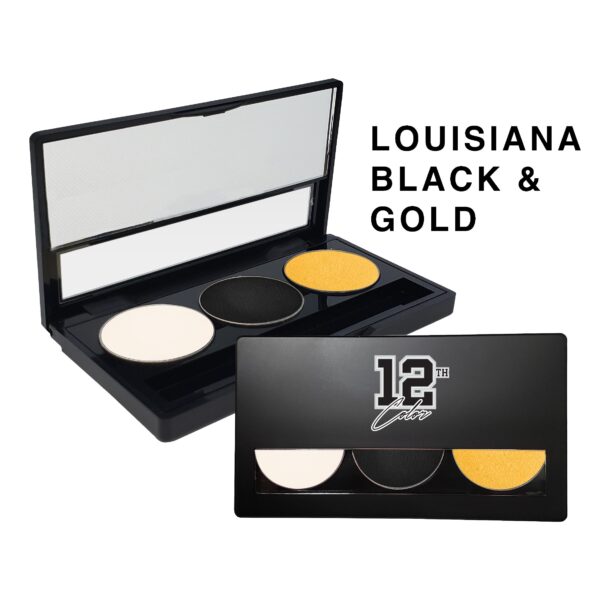Eye Shadow Palette: Louisiana Black and Gold